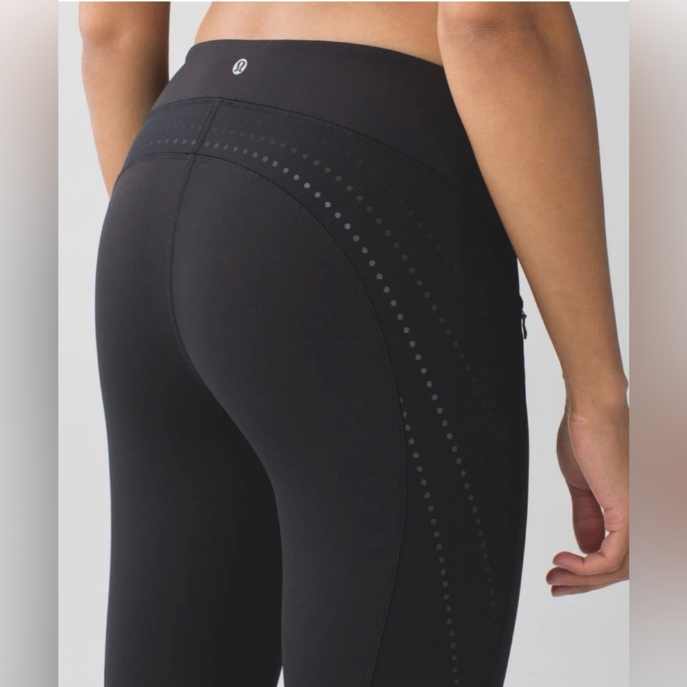 Lululemon Athletica Stop At Nothing Crop Leggings in Black Size 4 Tag Removed